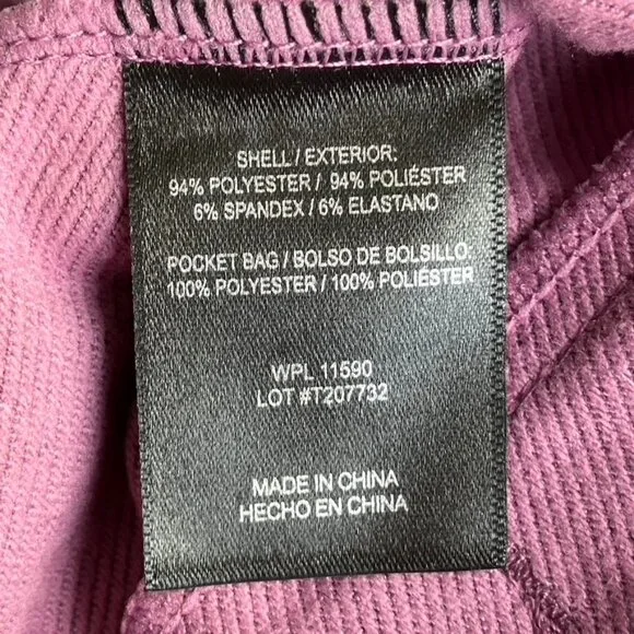 New 32 Degree full zip long sleeve lightweight hoodie small, purple, pockets - Picture 7 of 8